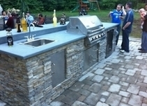 Outdoor Kitchen Using Eldorado Stone Products 4
